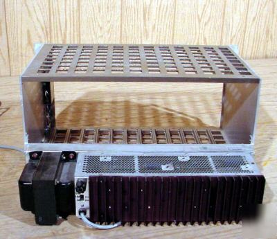  ortec 401A 12-slot nim bin rack & 402A power supply