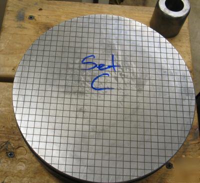 (3) lapping plates fine, medium, coarse machinist tool