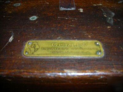 Antique vintage w & l.e. gurley transit, tripod, & box