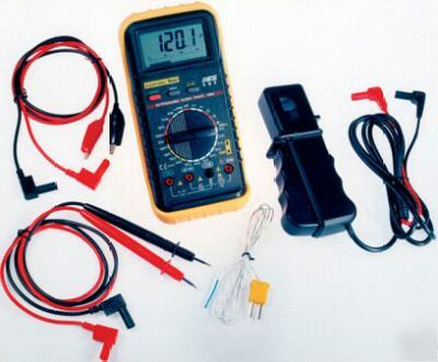 Es 585K deluxe automotive multimeter kit w/ rpm & temp