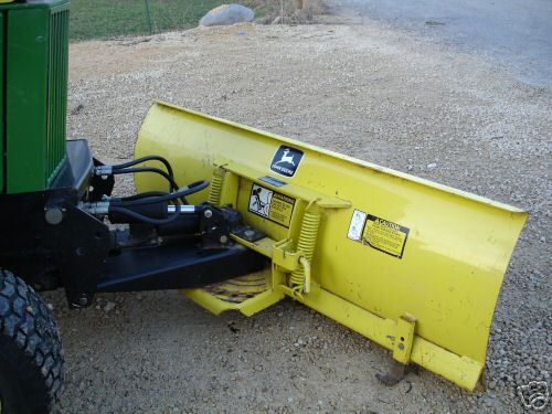 John deere 420 compact garden tractor mower plow 3POINT