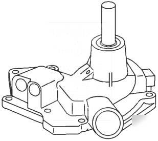 John deere 9900,484,570,570A,570B water pump