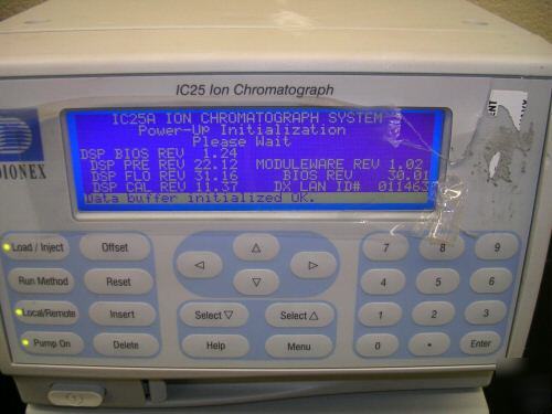 Like new dionex IC25 ic 25 ion chromatograph 