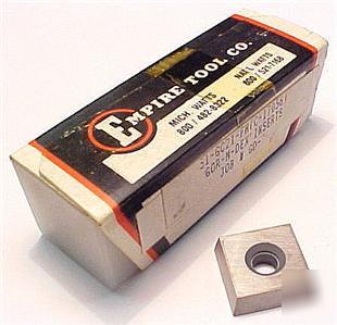 Lot of 10 gor-m-dex carbide inserts 51-GC21-fh square