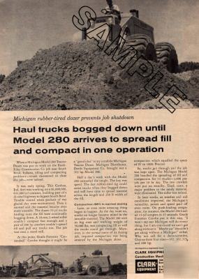 Michigan 280 dozer & super c 1960 ad, rieth-riley, in