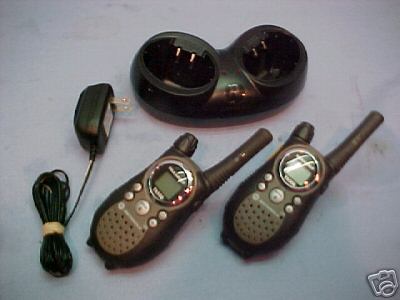 Motorola talkabout T6500 10 mile range two-way radios 