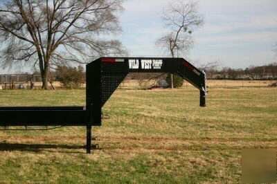 New 20 ft dump trailer gooseneck tandem duals brand 