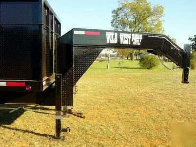 New 20 ft dump trailer gooseneck tandem duals brand 