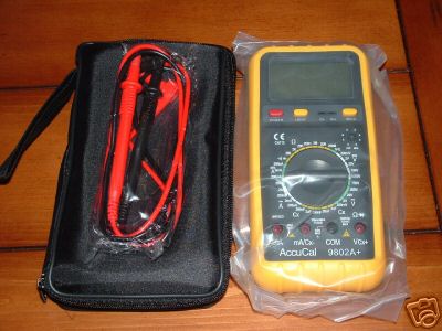 New 3 1/2 digital multimeter dmm - 32 ranges / 20A - 