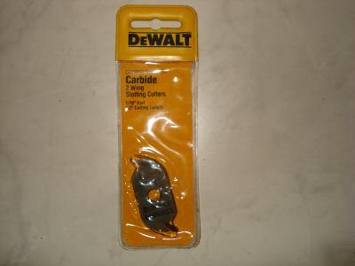 New dewalt 2 wing slotting cutters router bit * in pkg*