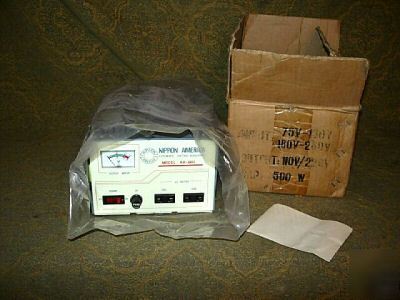New nippon america ar-500 automatic voltage regulator 