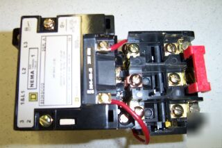 New square d magnetic starter 8536SBO2V06 nema size 0 