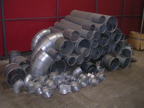 Nordfab qf duct work lot, over 200 feet and 246 pieces