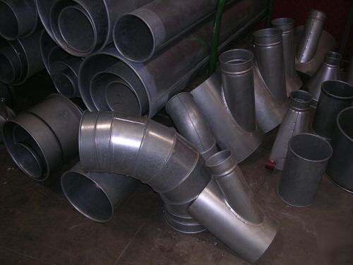 Nordfab qf duct work lot, over 200 feet and 246 pieces