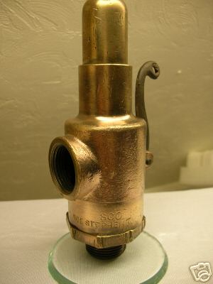 Scotts safety valve roe stephens hit&miss steam 