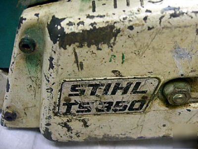 Stihl TS350 concrete saw. used ok condition.