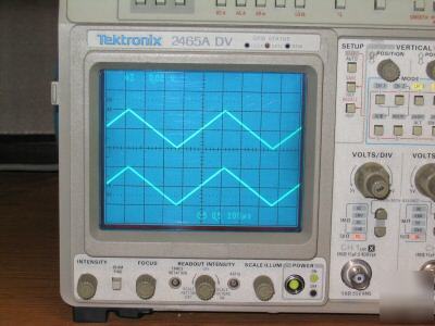 Tektronix 2465A dvm 350MHZ 4 channels oscilloscope