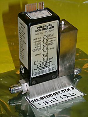 Unit ufc-1300 mass flow controller mfc he 50 sccm *