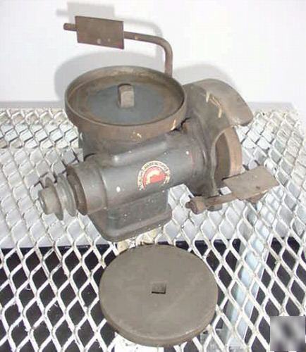 Vintage clausing lap/lapping/grinding wheel combination