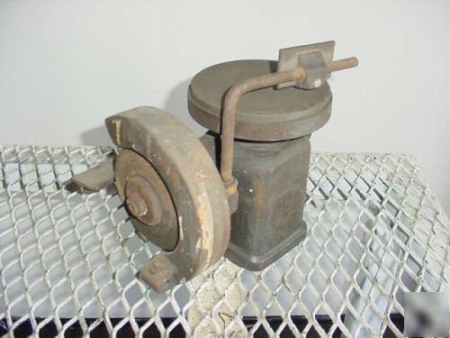 Vintage clausing lap/lapping/grinding wheel combination