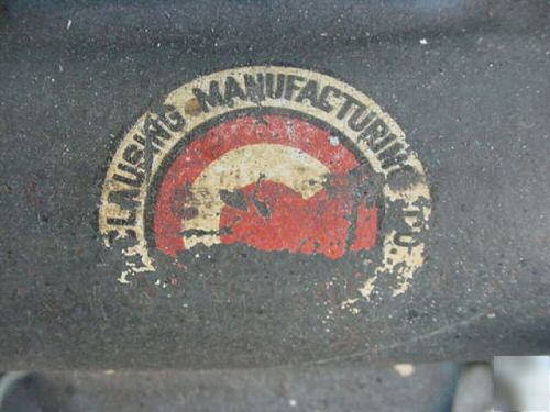 Vintage clausing lap/lapping/grinding wheel combination