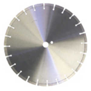 Wet diamond walk-behind blades green -- 18 inch x .135
