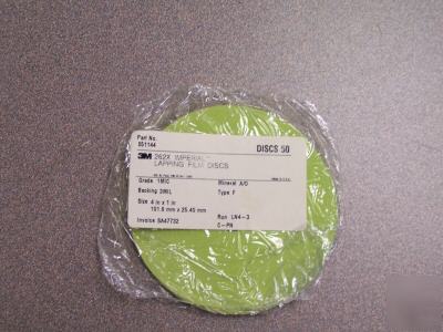 3M 262X imperial lapping film discs 1 micron