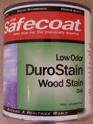 Afm safecoat durostain oak - low voc eco wood stain qt 