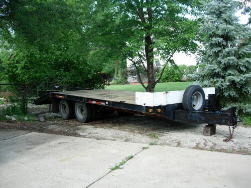 Belshe ts, 22,000# gvw, 29' flatbed equipment trailer