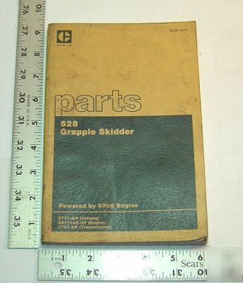 Caterpillar parts book - 528 grapple skidder - 1983