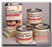 Dark brown floor paste wax (1-lb)