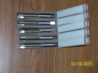 New 5-pack hss spiral point taps 2 flute 5-40