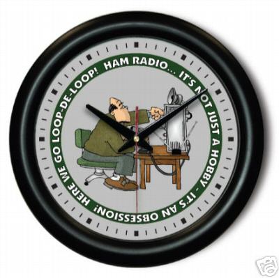 New ham clock amateur radio - it's an obsession gift