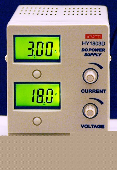 Tekpower HY1803D dc power supply 0-18 volts @ 0-3 amps