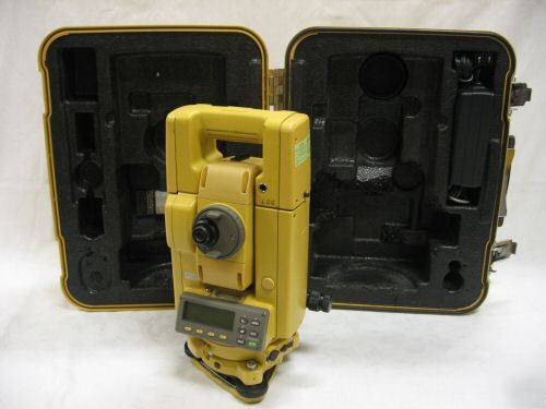 Topcon gpt-1002 dual display total station 4 surveying