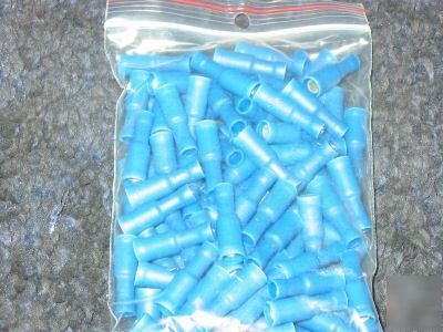 100 count blue bullet connectors 16-14 gauge 157 female