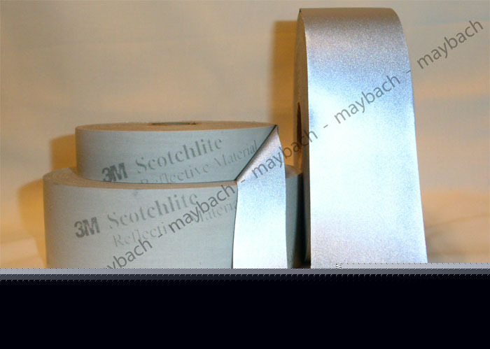 50 yards 3M reflective tape silver fabric trim sew-on