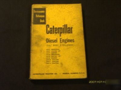 Cat caterpillar 6 cylinder diesel engine service manual