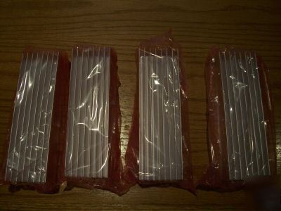 Extruded aluminum heatsinks (set of 4)