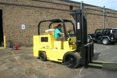 Forklift yale 14000LB cushion lpg workhorse nice