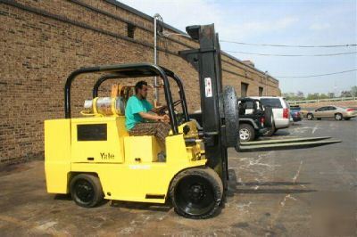 Forklift yale 14000LB cushion lpg workhorse nice