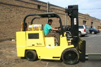 Forklift yale 14000LB cushion lpg workhorse nice