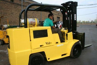 Forklift yale 14000LB cushion lpg workhorse nice