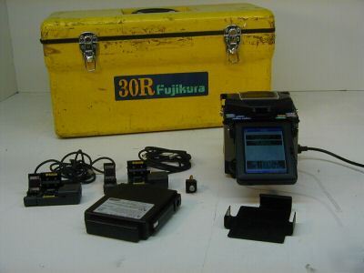 Fujikura fsm-30R arc fusion splicer w/hjs-02 (2)