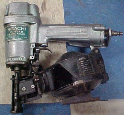 Hitachi NV45AB coil roofing nailer works excellent 