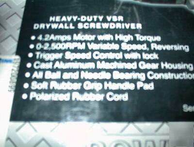 New fastenal heavy duty vsr drywall screwdriver