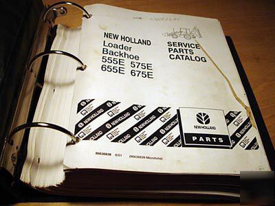 New holland 555E 575E 655E 675E parts manual nh