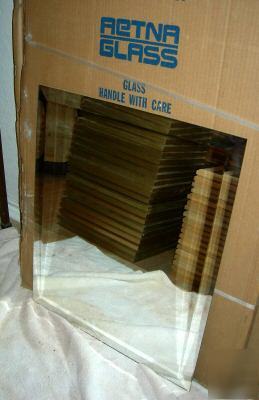 New wholesale lot of beveled mirror glass, 