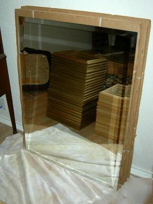 New wholesale lot of beveled mirror glass, 