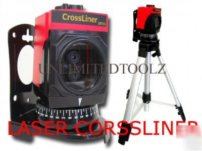 Pro self leveling laser cross liner level alum. tripod